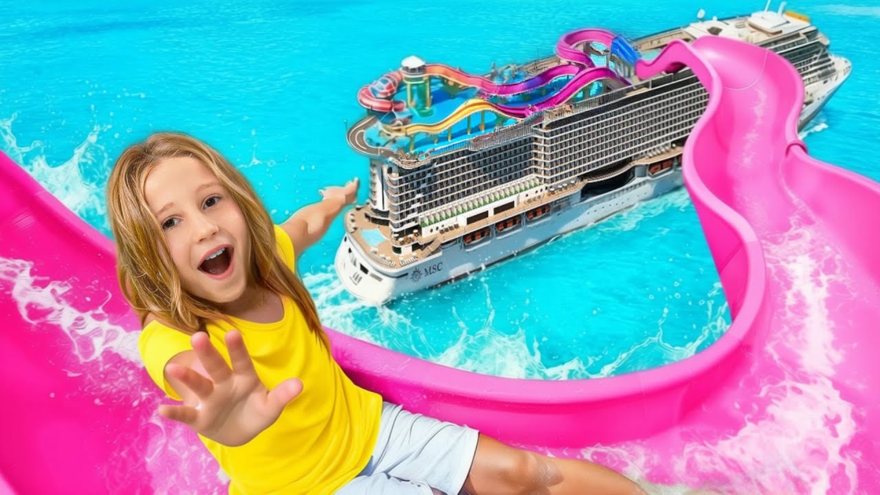 Nastya et Evelyn partent pour une incroyable aventure en croisière