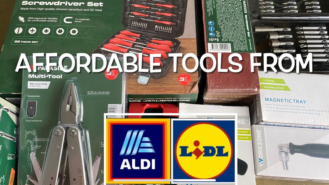 Affordable tools from Aldi Workzone & Lidl Parkside GIVEAWAY. #16 July 2024.