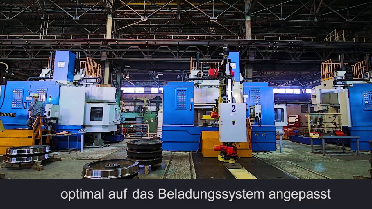 KNUTH Verturn CNC Eisenbahnräder für den Weltmarkt