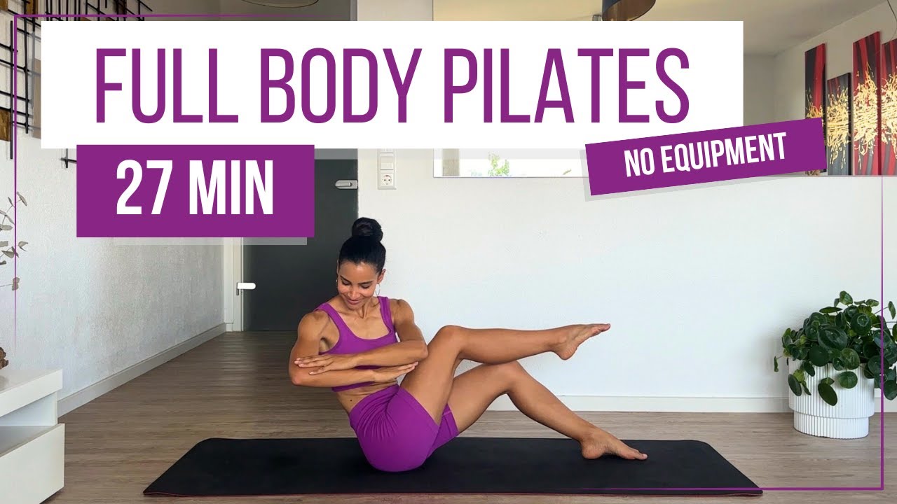 27 MIN FULL BODY PILATES WORKOUT - Feel elegant and strong! - Hourglass body