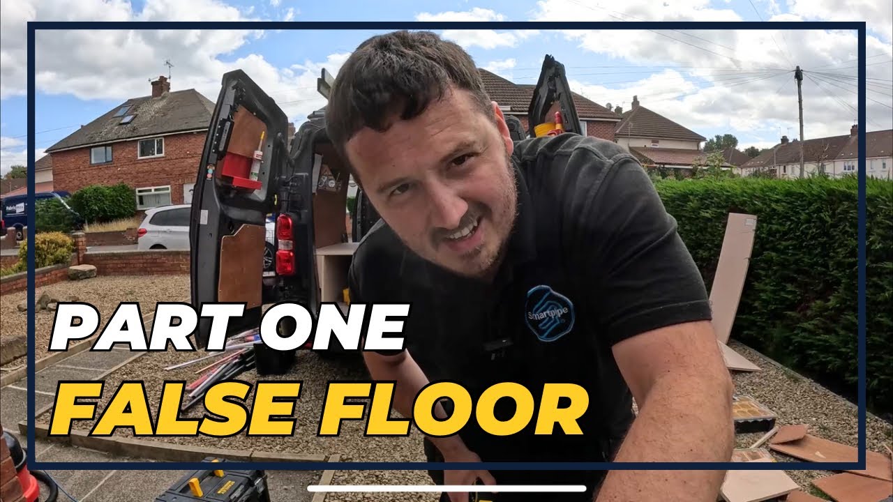 Van Racking Build Begins! Installing the False Floor