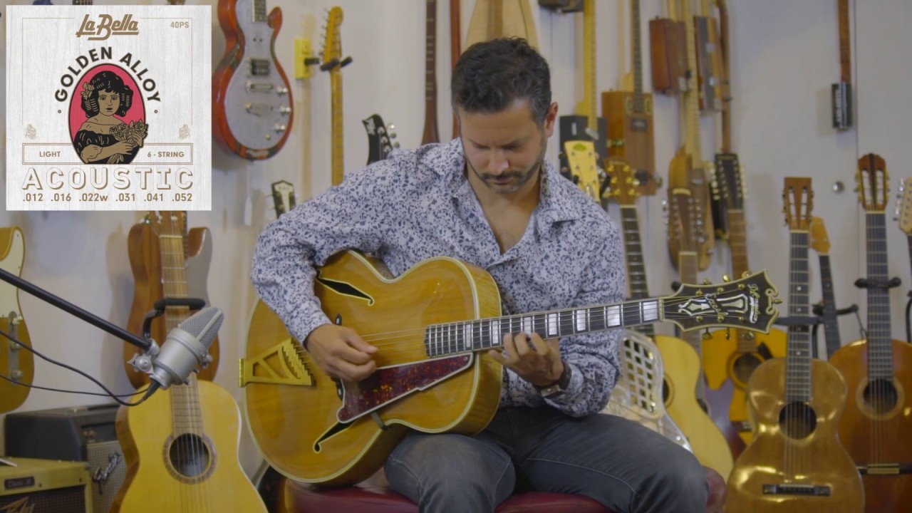 La Bella Golden Alloy Acoustic Guitar Strings Demo