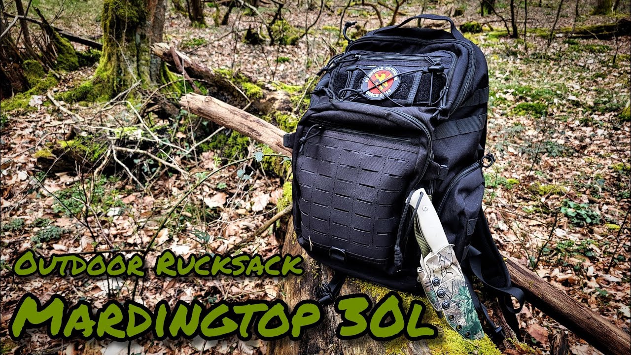 Mardingtop 30l Outdoor Rucksack für Bushcraft , Wandern , Trekking und Alltag