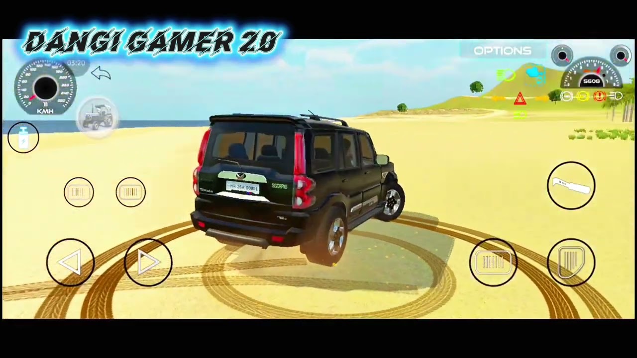 black scorpio Game- Indian red ther ( Gadi wale Games) car Game Android Game #2026-#2027  #trending 