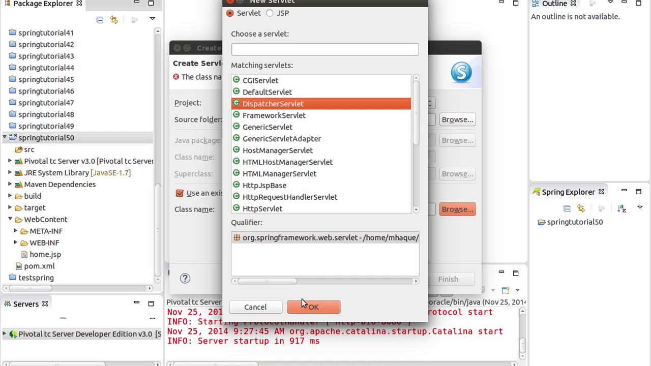50 The Dispatcher Servlet
