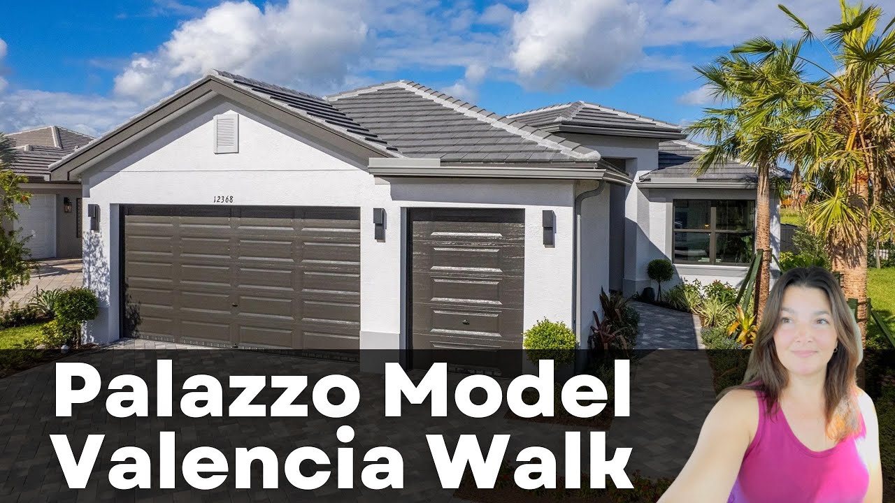 NEW CONSTRUCTION HOME TOUR IN FLORIDA - PALAZZO MODEL VALENCIA WALK - RIVERLAND - PORT SAINT LUCIE