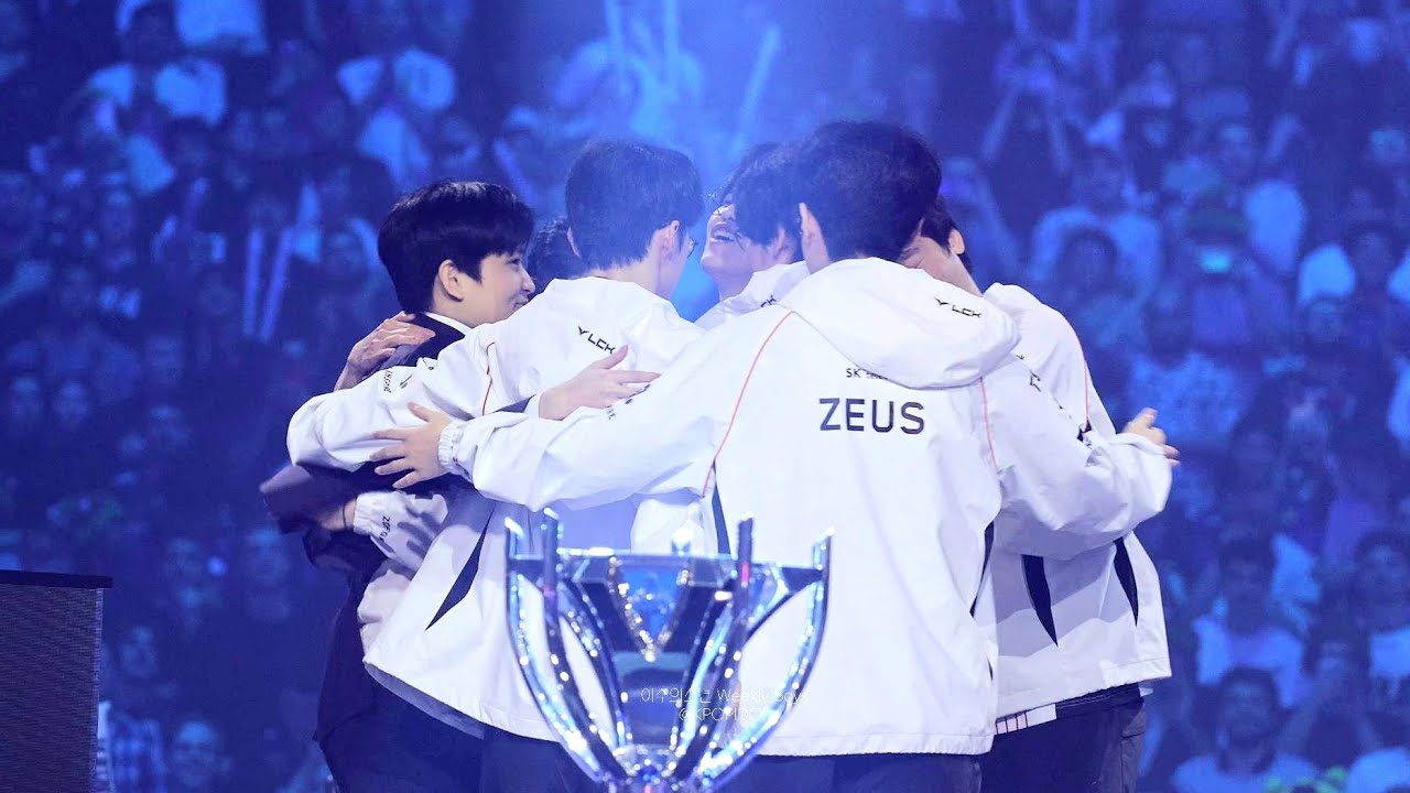 [4K] T1 월즈2024 결승 진출의 순간 T1 is qualified for Worlds 2024 Finals @티원 롤드컵 파리 4강 T1 vs GenG 티젠전 241027