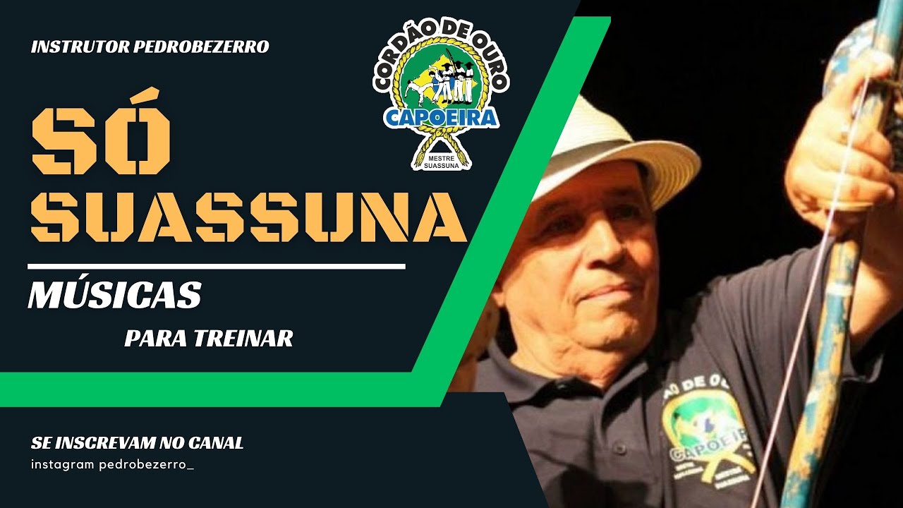 1H de Suassuna. Músicas de Capoeira para treinar!
