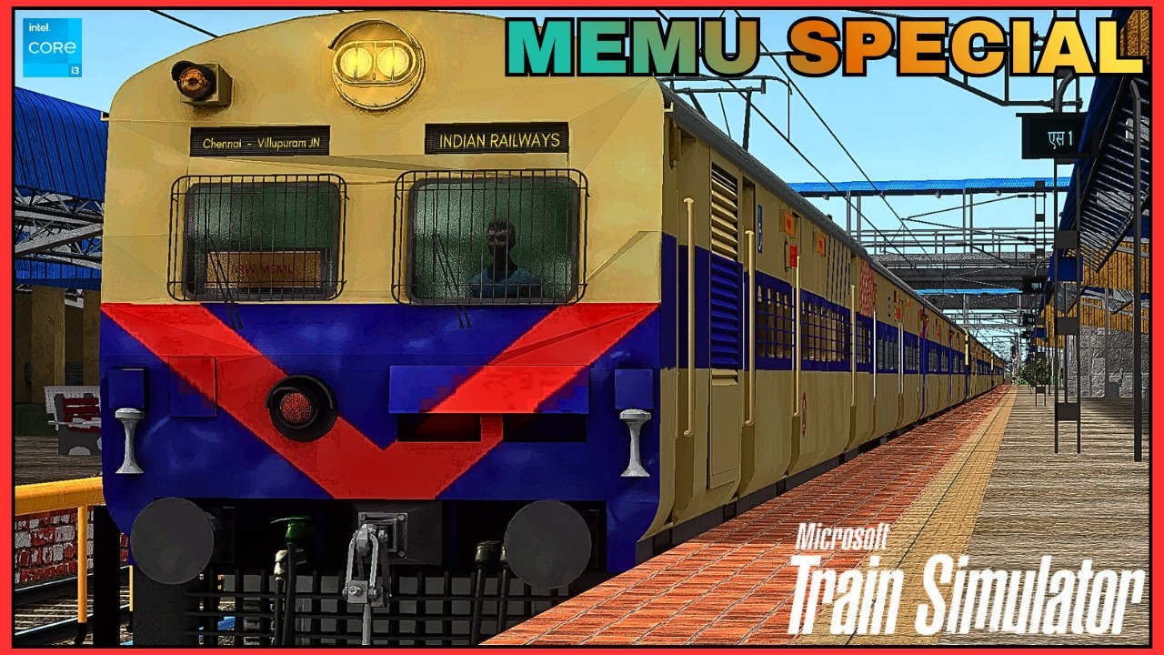 68409 Khurda Road Puri MEMU | | EAST COAST RAILWAY CH 3 | | MSTS LIVE NOW !
