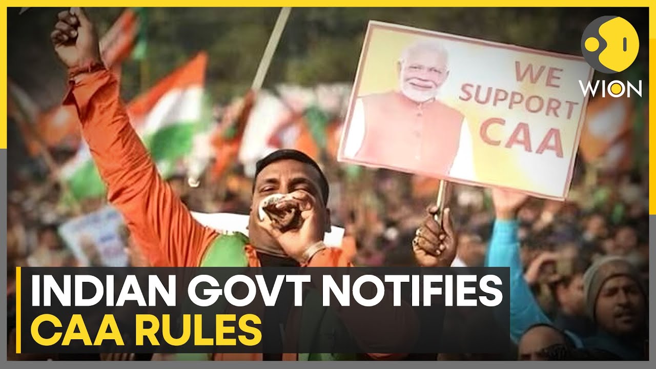 Government of India announces implementation of CAA | Latest News | WION