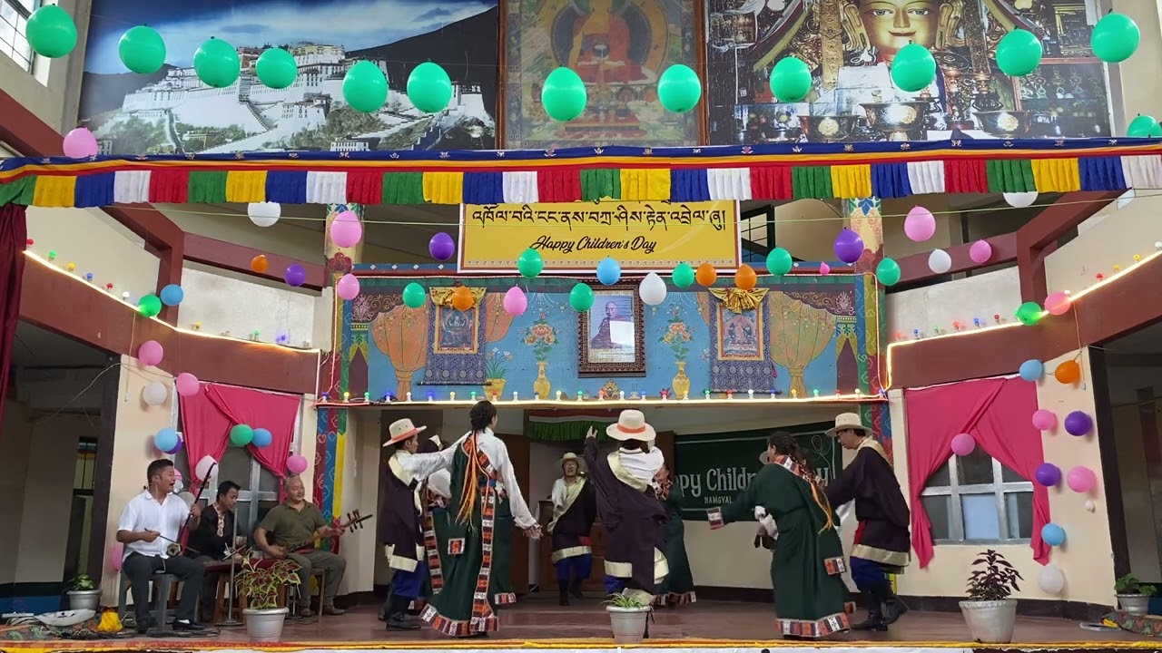 མདོ་སྨད་འཁྲབ་གཞས། ཨེ་མ་ལན་གཅིག་གསུངས་དང་།@namgyalsecondaryschoolgokarnak Children's day 2024