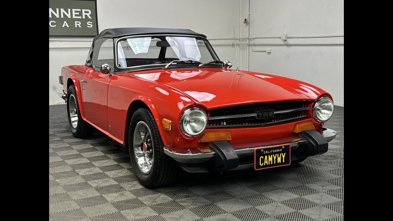 Прогулка по Triumph TR6 1974 года