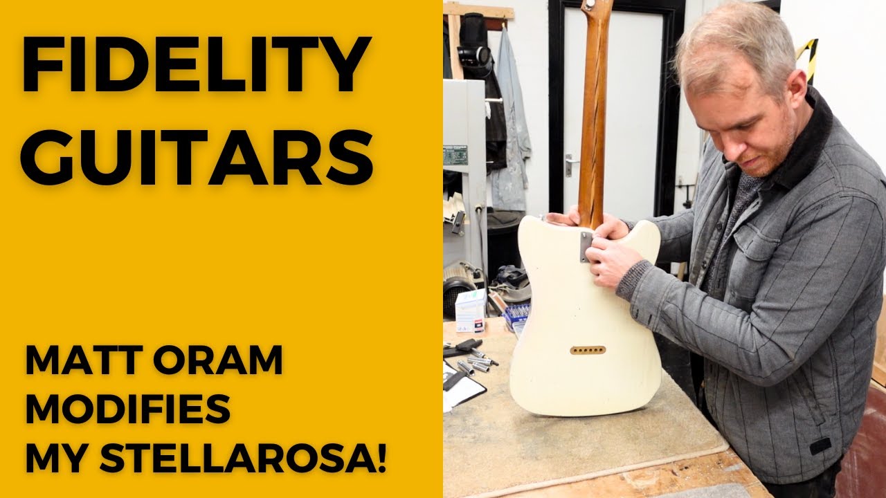 Visiting Fidelity Guitars: Matt Oram Mods My Stellarosa!