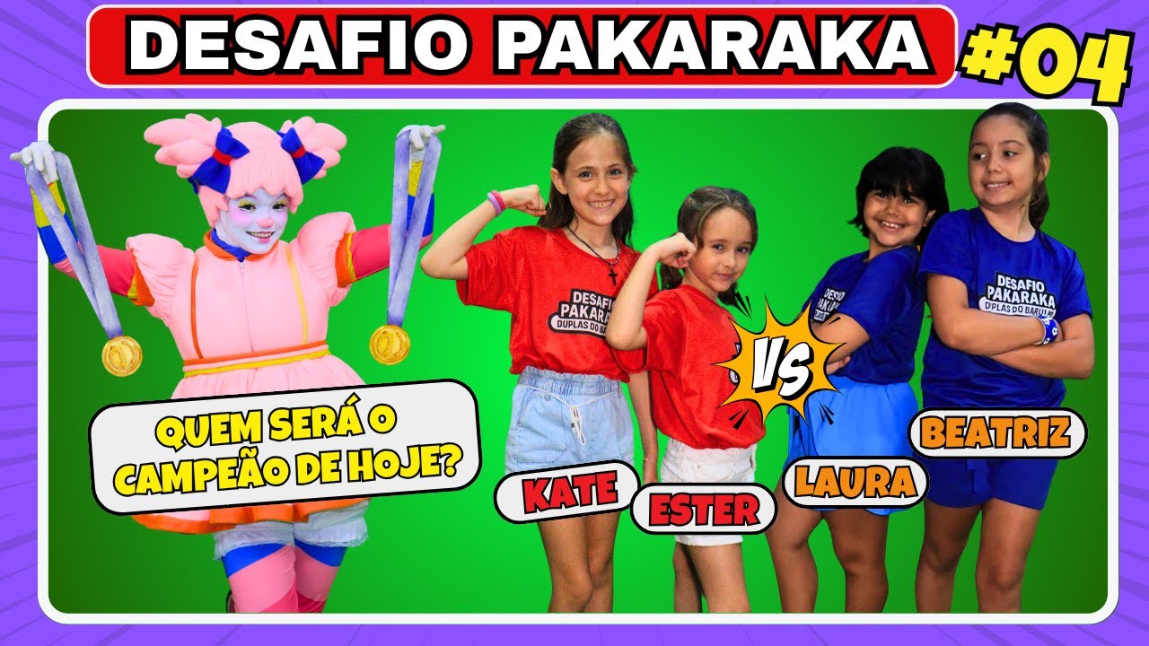 Desafio Pakaraka AO VIVO | Quem vence o Jogo de hoje? 🔴🔵 – Episódio 4