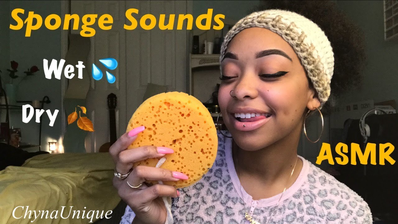 ASMR | Sponge Sounds | Wet 💦 | Dry 🍂