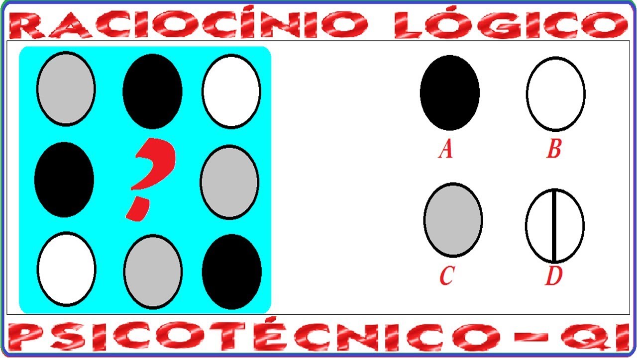 Raciocínio Lógico Figuras Sequência Psicotécnico QI Quociente de Inteligência Detran Concursos RLM
