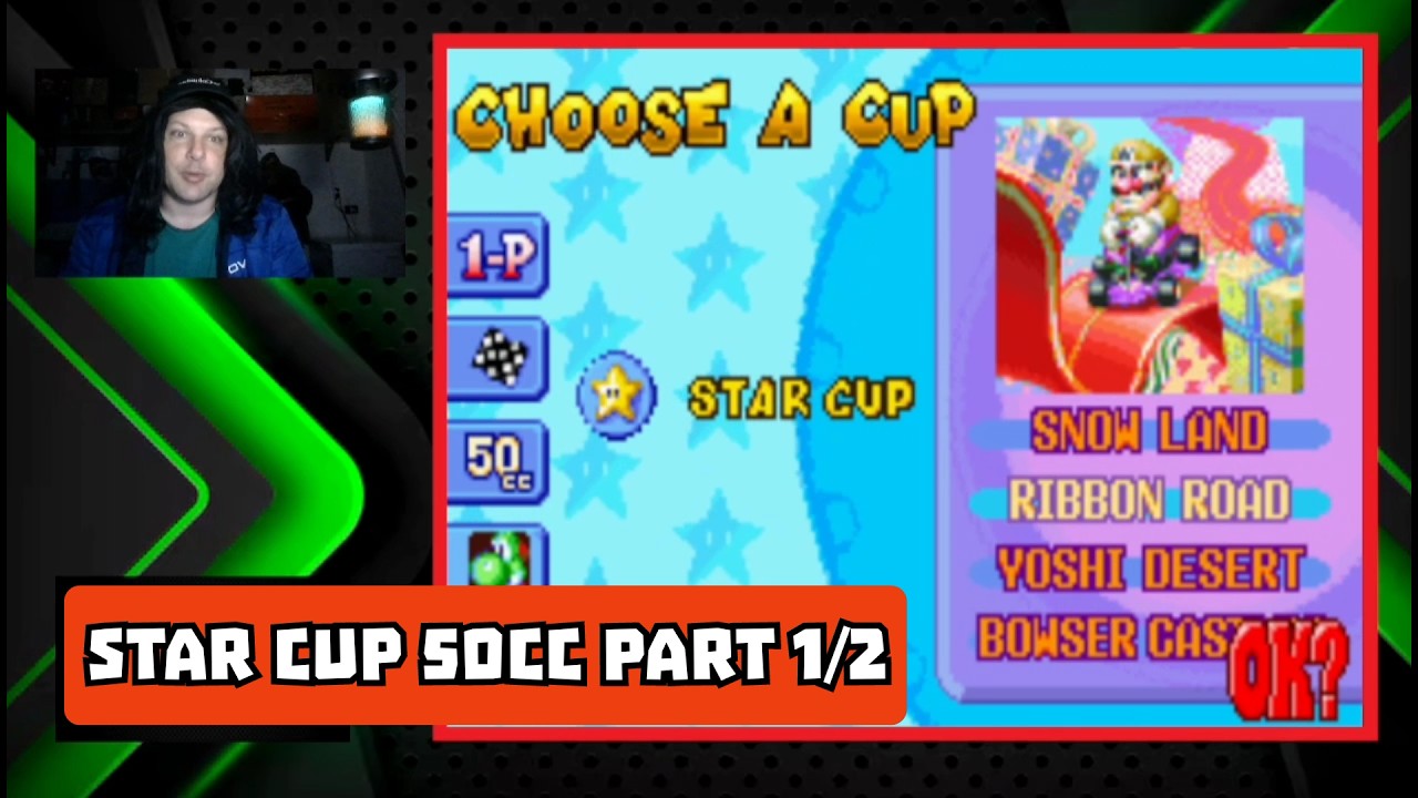 Suprr Mario Kart Super Circuit - Gameplay - Gaming - Star Cup 50 Cc Part 1/2
