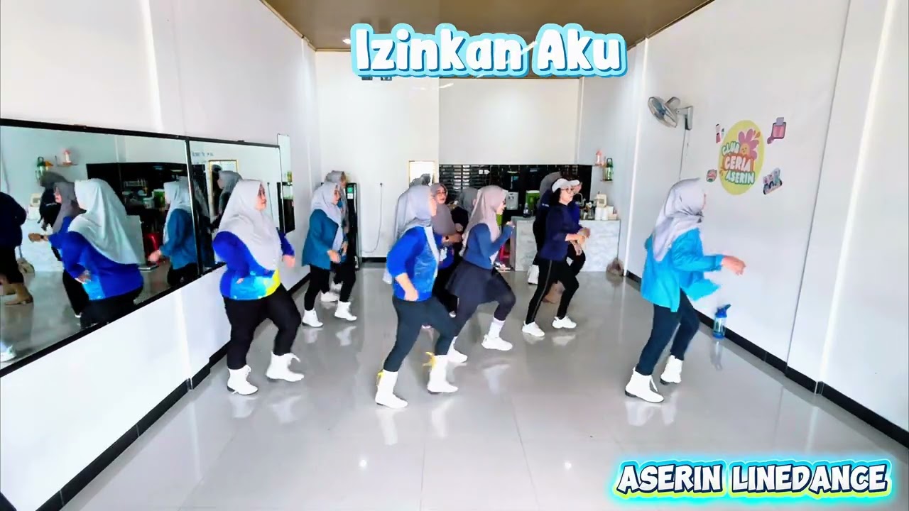 Izinkan Aku linedance || Demo || Beginner 