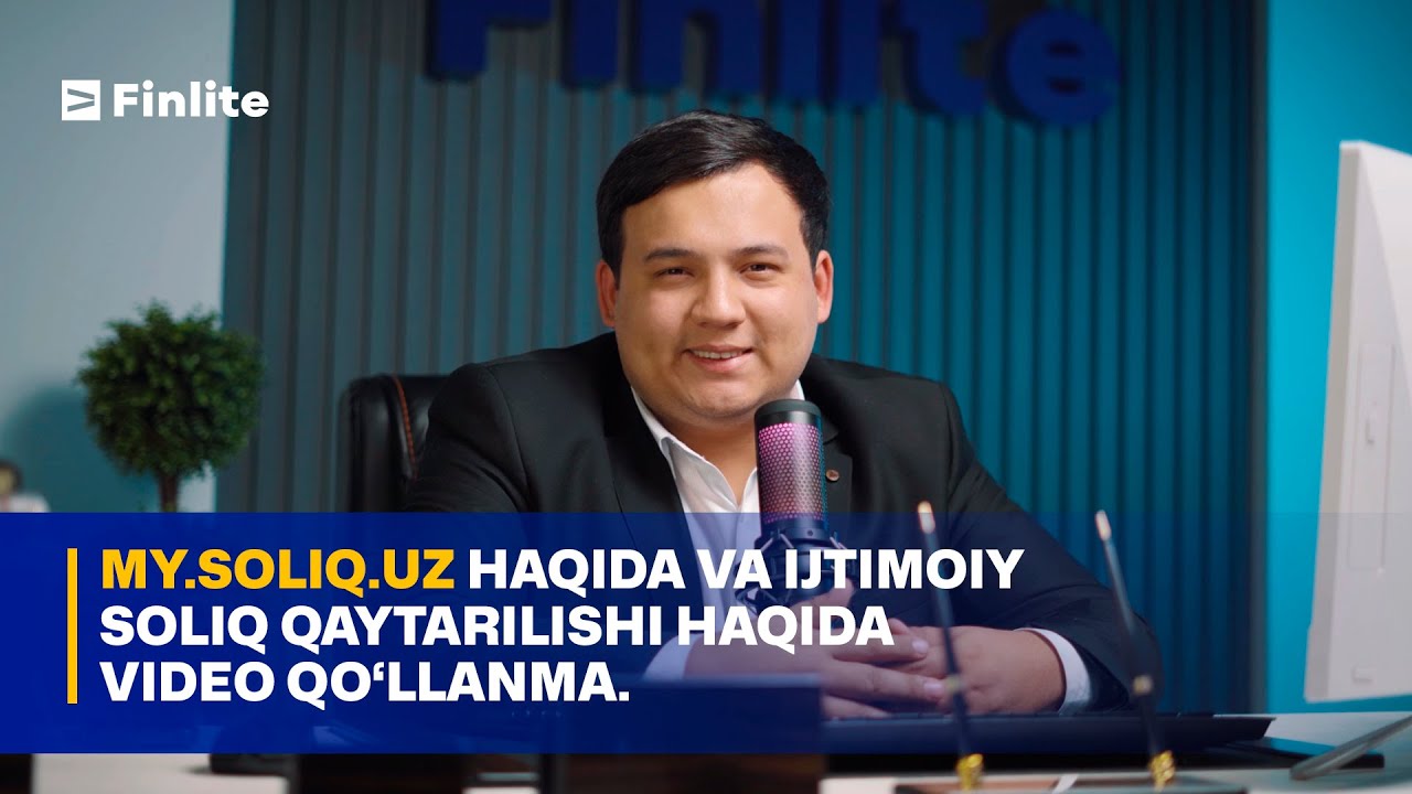 My.soliq.uz haqida va ijtimoiy soliq qaytarilishi haqida videoqo’llanma.