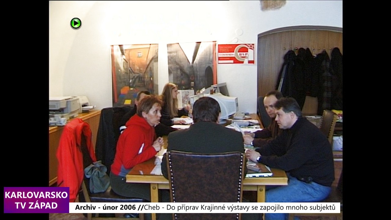 🌿 2006 – Cheb: Do příprav Krajinné výstavy se zapojilo mnoho subjektů (TV Západ)