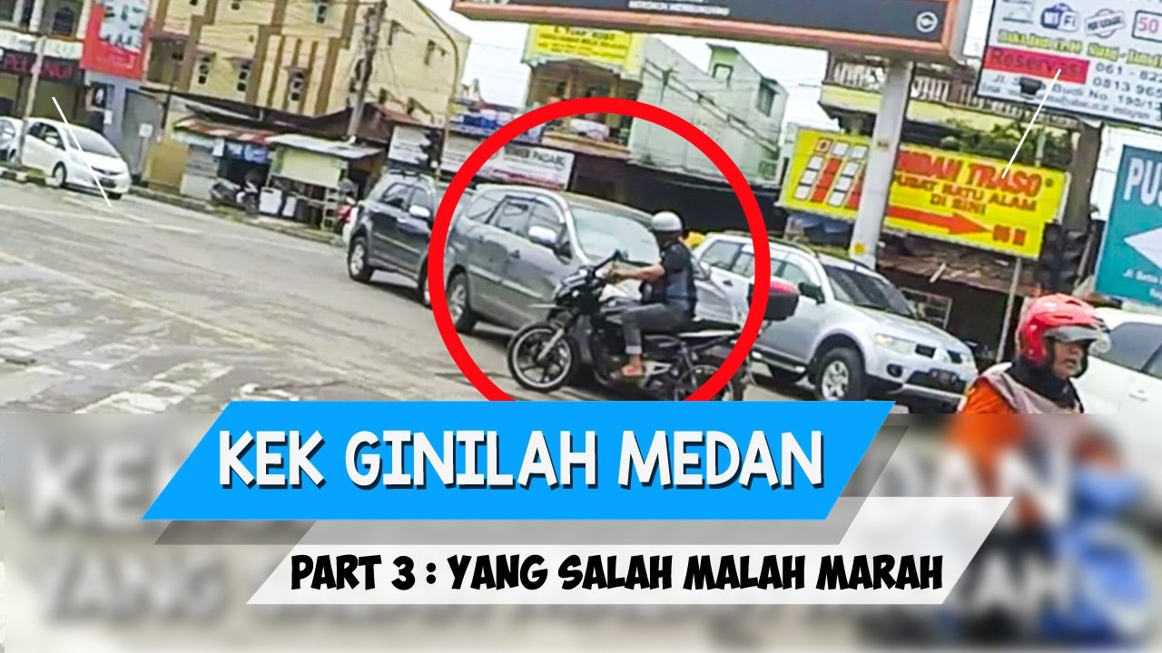 Medan Motovlog -  Udah Salah Ngotot , hampir Ditabrak Mobil (compilation)