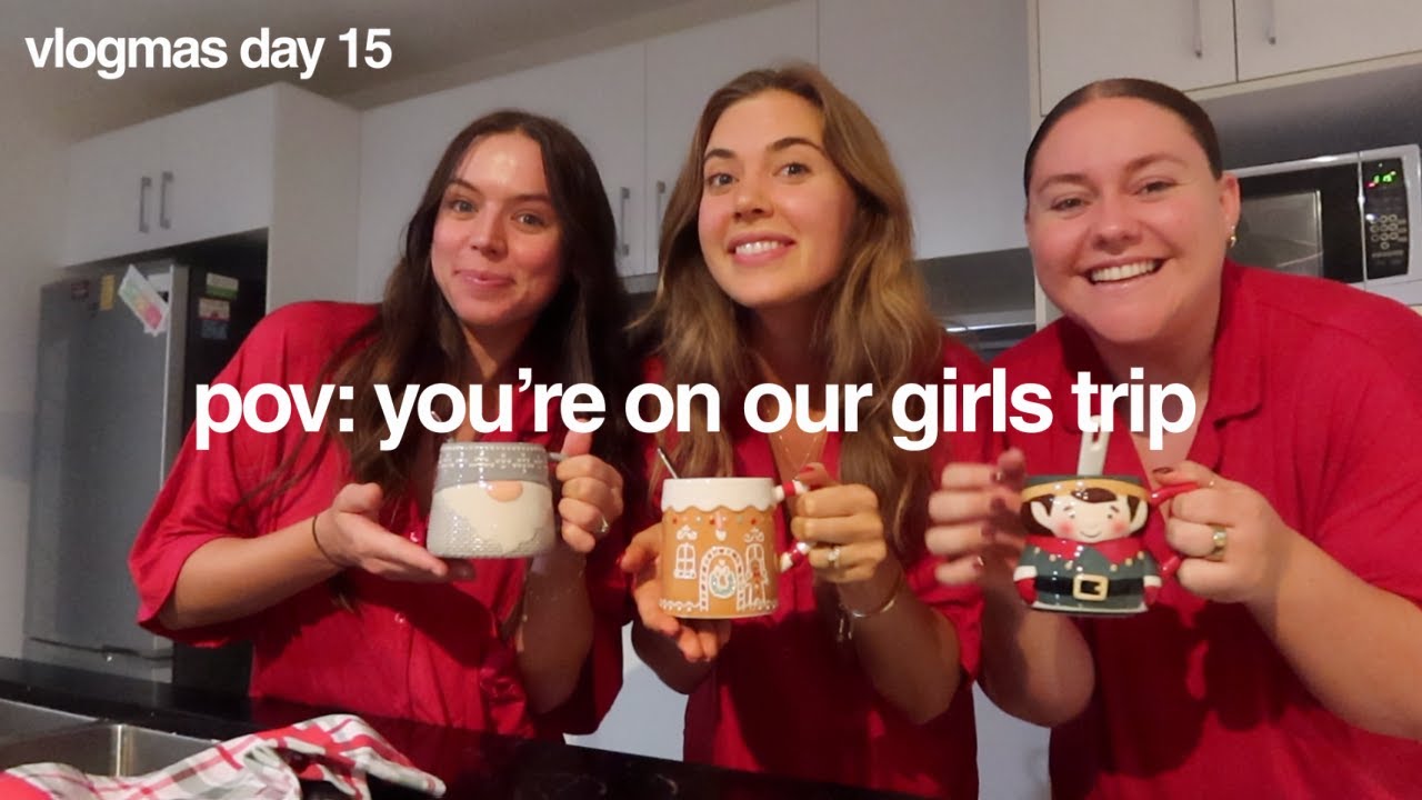 the annual girls trip begins! ⭐️ vlogmas day 15