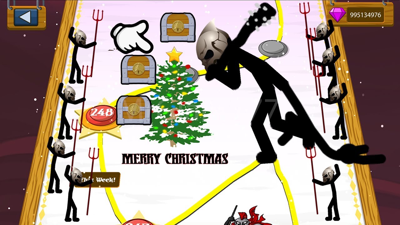 MERRY CHRISTMAS! SECRET CHEST REWARD FINAL BOSS CHAOS SPELL | Stick War Legacy Mod | MrGiant777