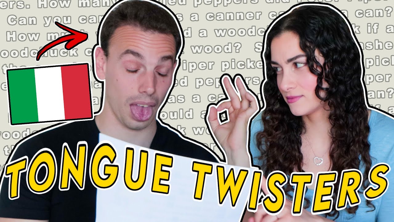 ITALIAN Tries ENGLISH Tongue Twisters!