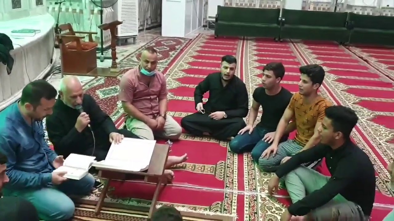 تكبيرات العيد قبل قليل من مسجد السيد عبد الكريم المدني رحمه الله في بعقوبة