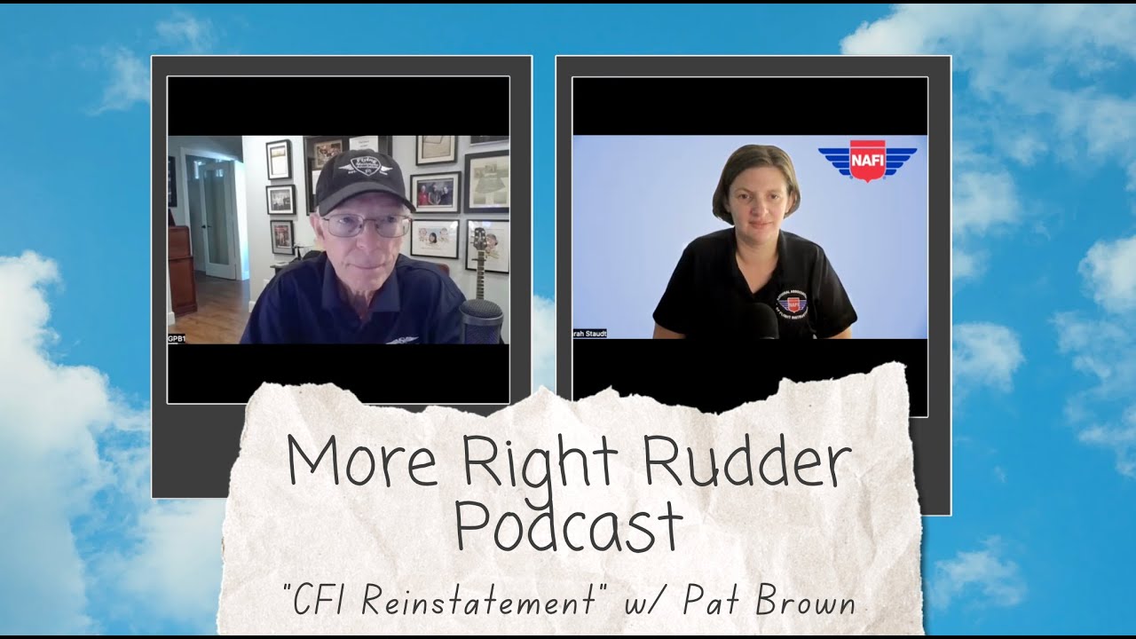 CFI Reinstatement with Pat Brown