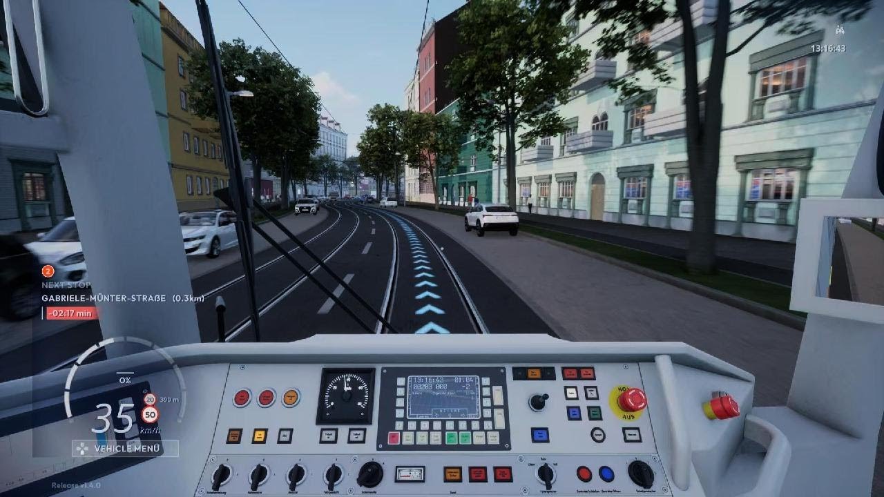 City Transport Simulator Line 2 from Gr&uuml;ner H&uuml;gel to Oberer Ring