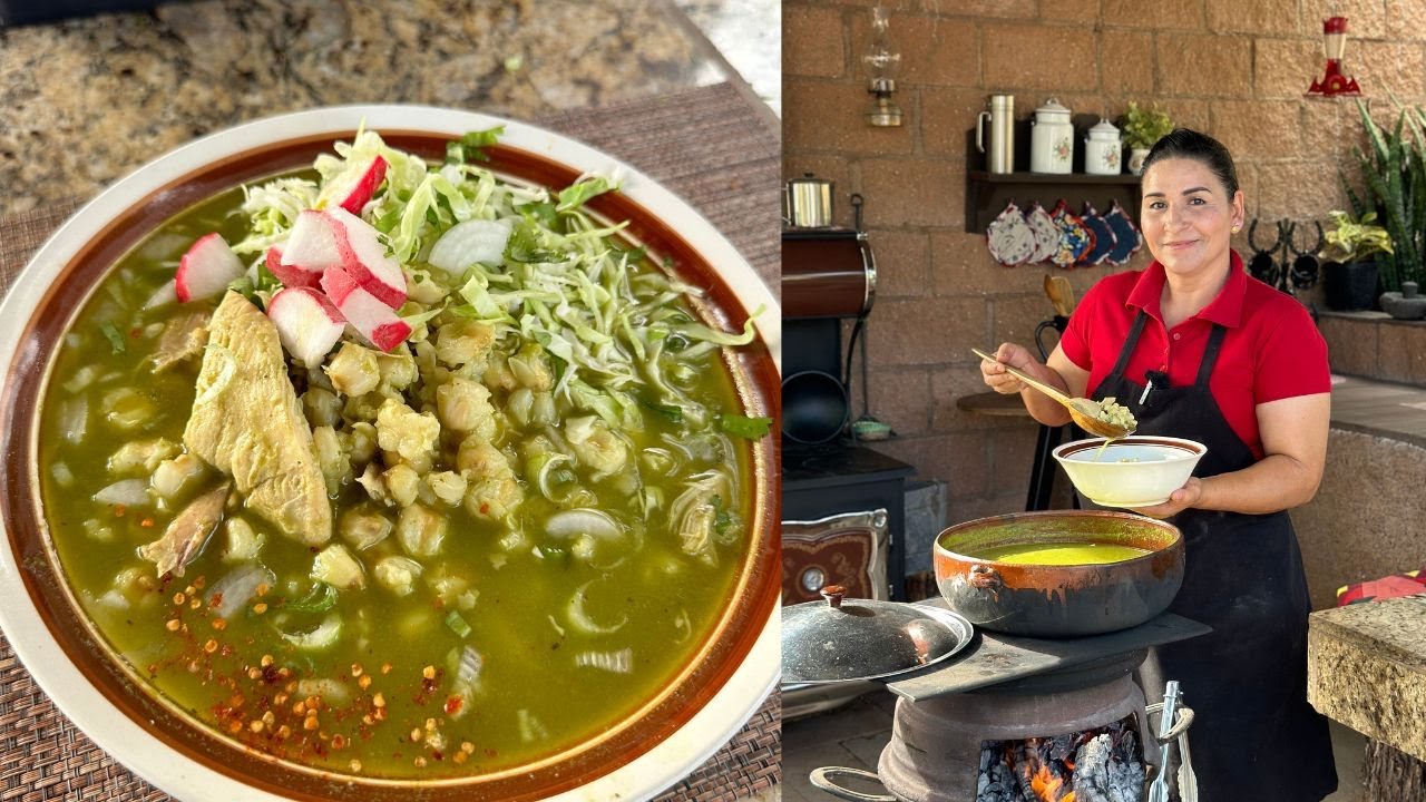 Pozole Verde de Pollo - Para Festejar el Día de las Madres - La Herencia de las Viudas