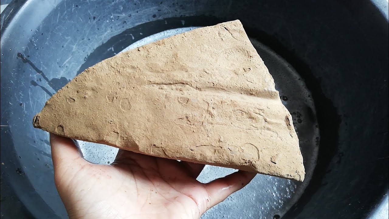 Pure Soft Mud Crumbling In Lots Of Water 💦 #asmr #satisfying
