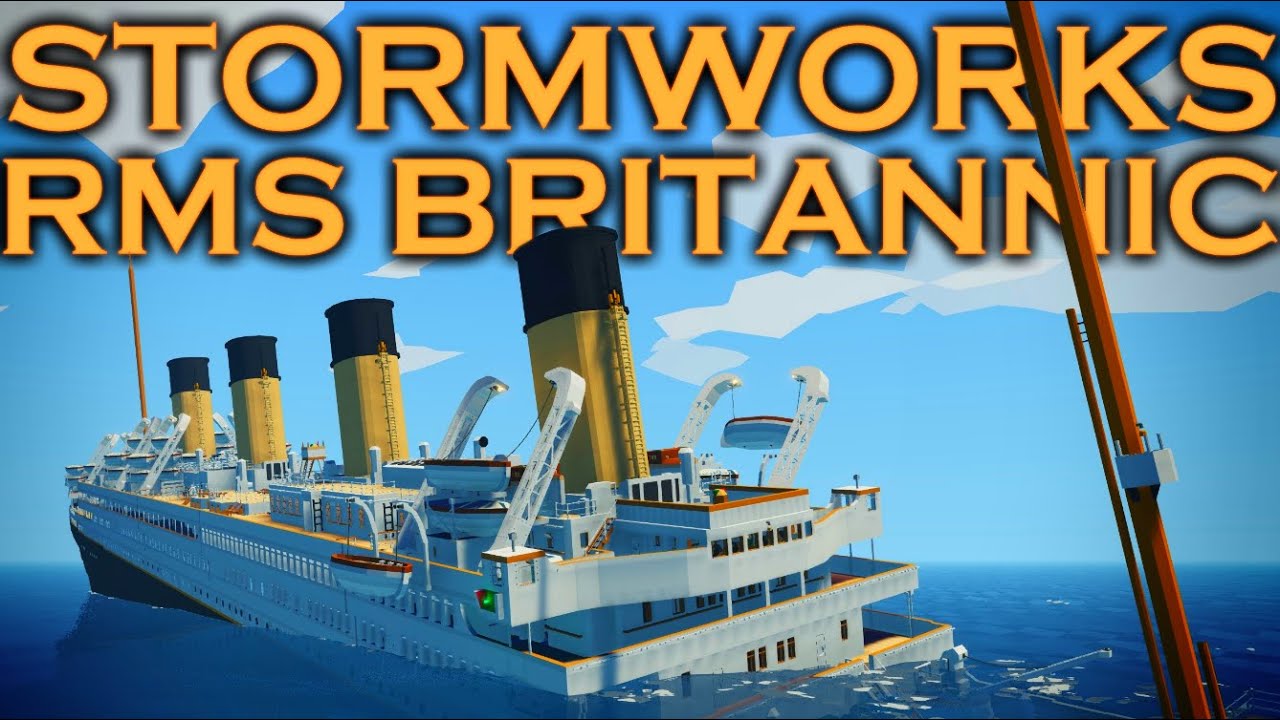 RMS Britannic SINKING! | Stormworks: Build and Rescue | With Jlkillen