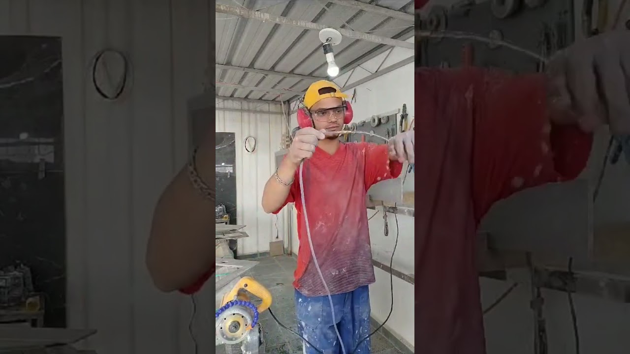 SERRA M&Aacute;RMORE INGCO 4.3/8&rdquo; 1400W Corte em em &acirc;ngulo no porcelanato