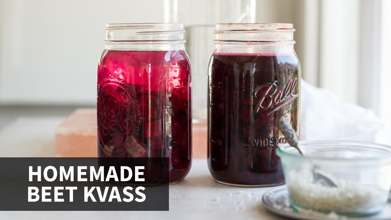 How to Make Beet Kvass | healthy fermented drink