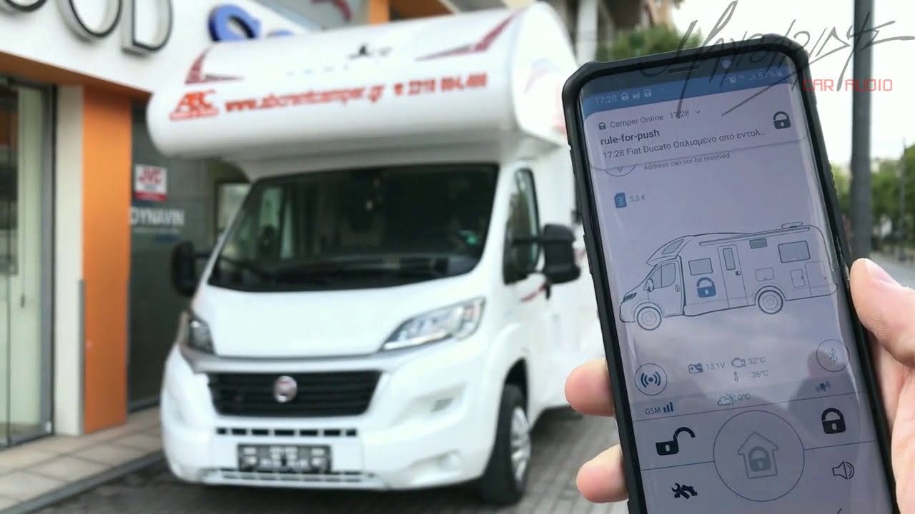 Pandora Camper Security System @ Fiat Berlingo Demonstration