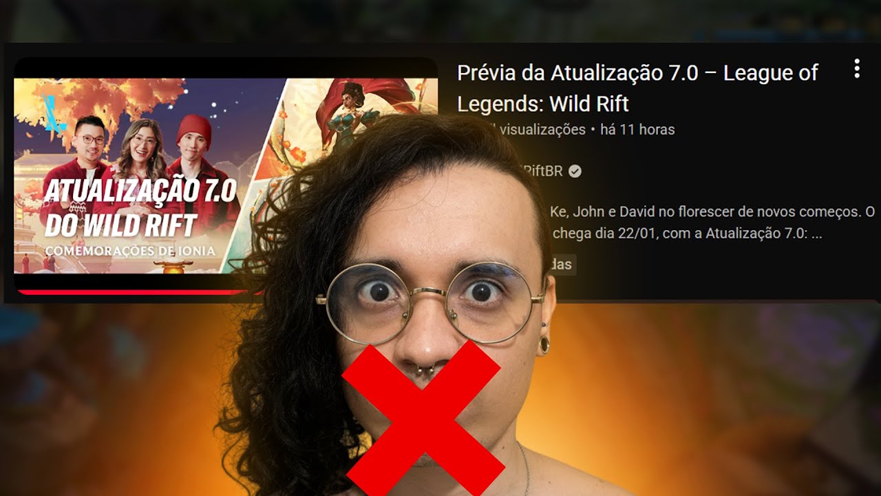 REACT DO PATCH 7.0 DO WILD RIFT!