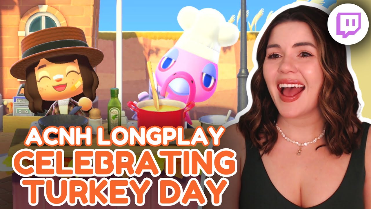 Отмечаем День индейки в ACNH 🧡 | Лонгплей Animal Crossing {трансляция 26.11.2025}