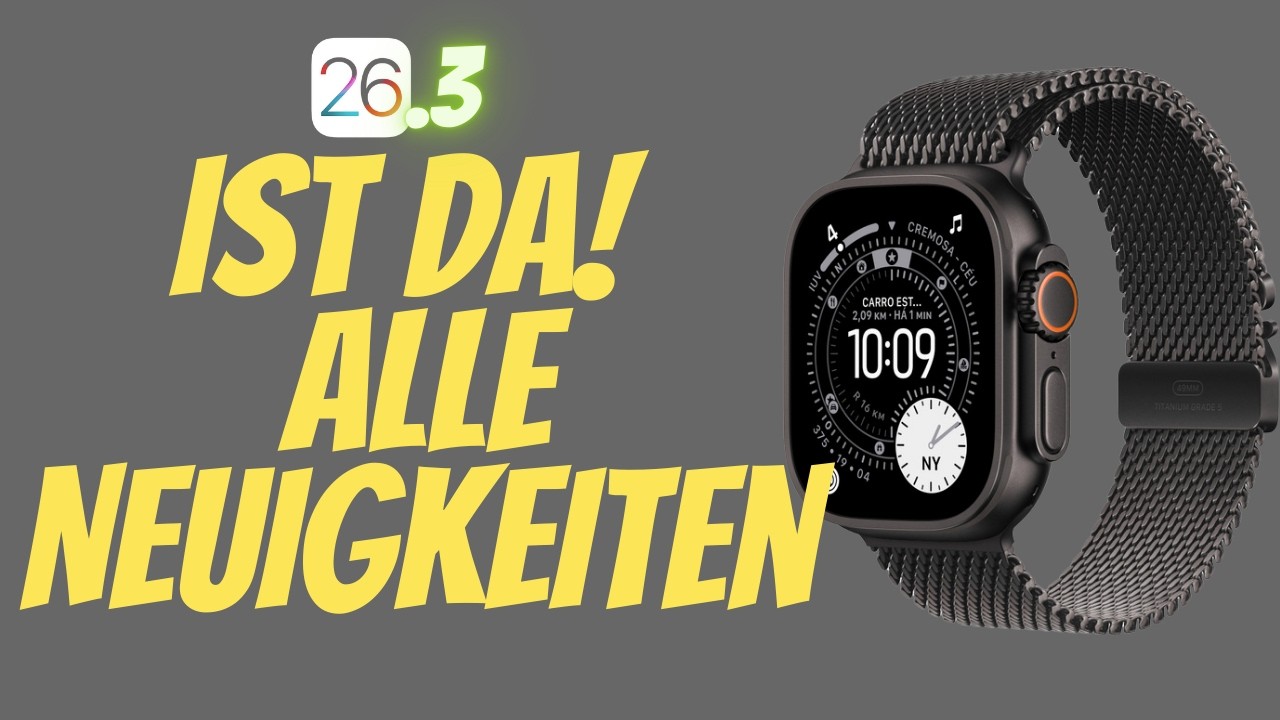 WATCHOS 26.3 IST DA! ALLE NEUIGKEITEN