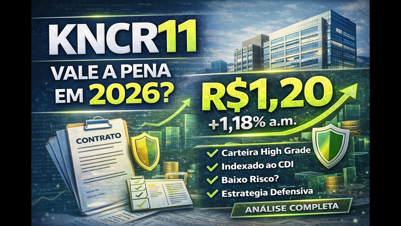 KNCR11 &ndash; Relat&oacute;rio Janeiro de 2026 | Dividendos, Riscos e Perspectivas para 2026