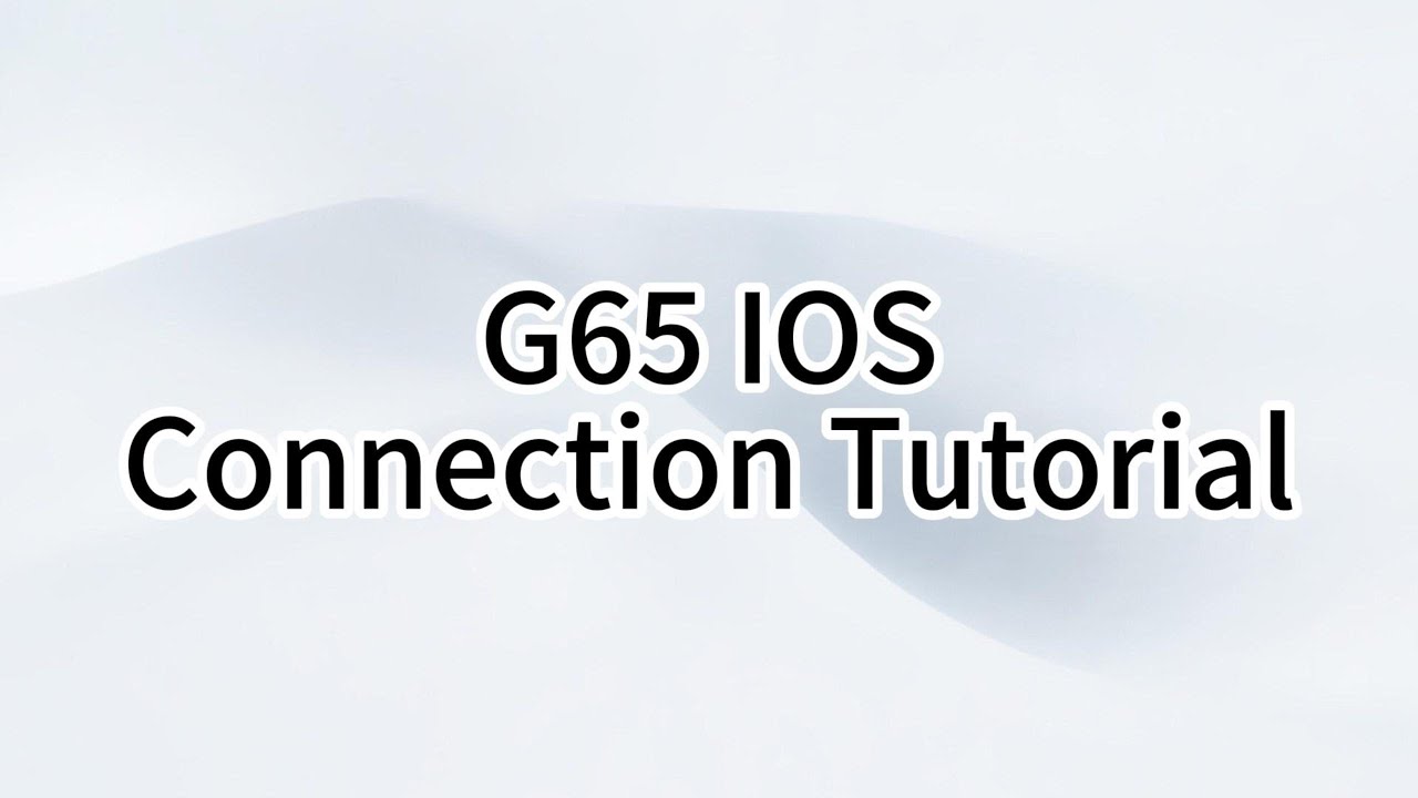 【G65】User Manual-IOS