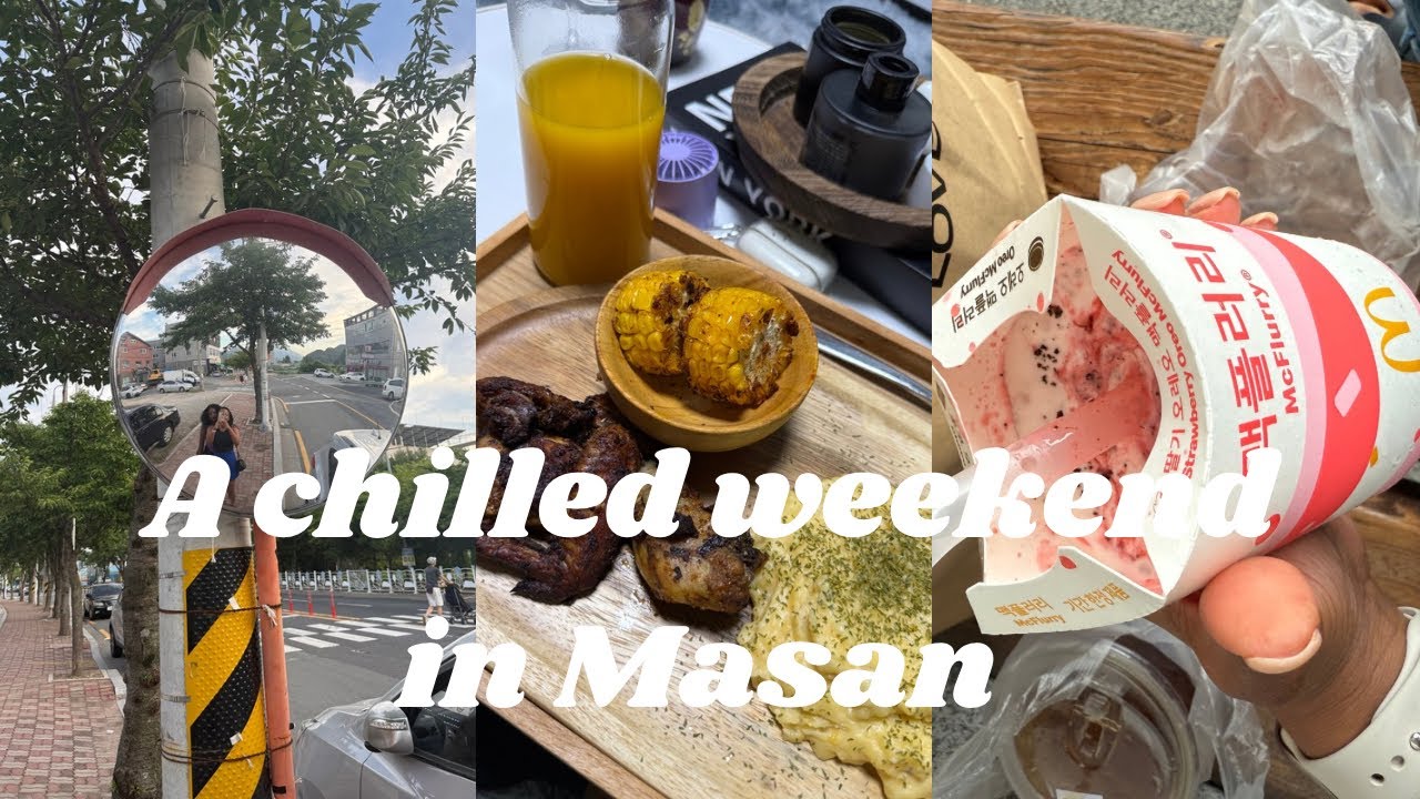 Slow weekends in Korea: Masan | All you can eat BBQ | Mini H&M Haul | Girlhood  💜
