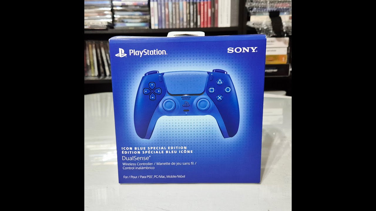 Icon Blue Special Edition Dualsense Ps5 unboxing