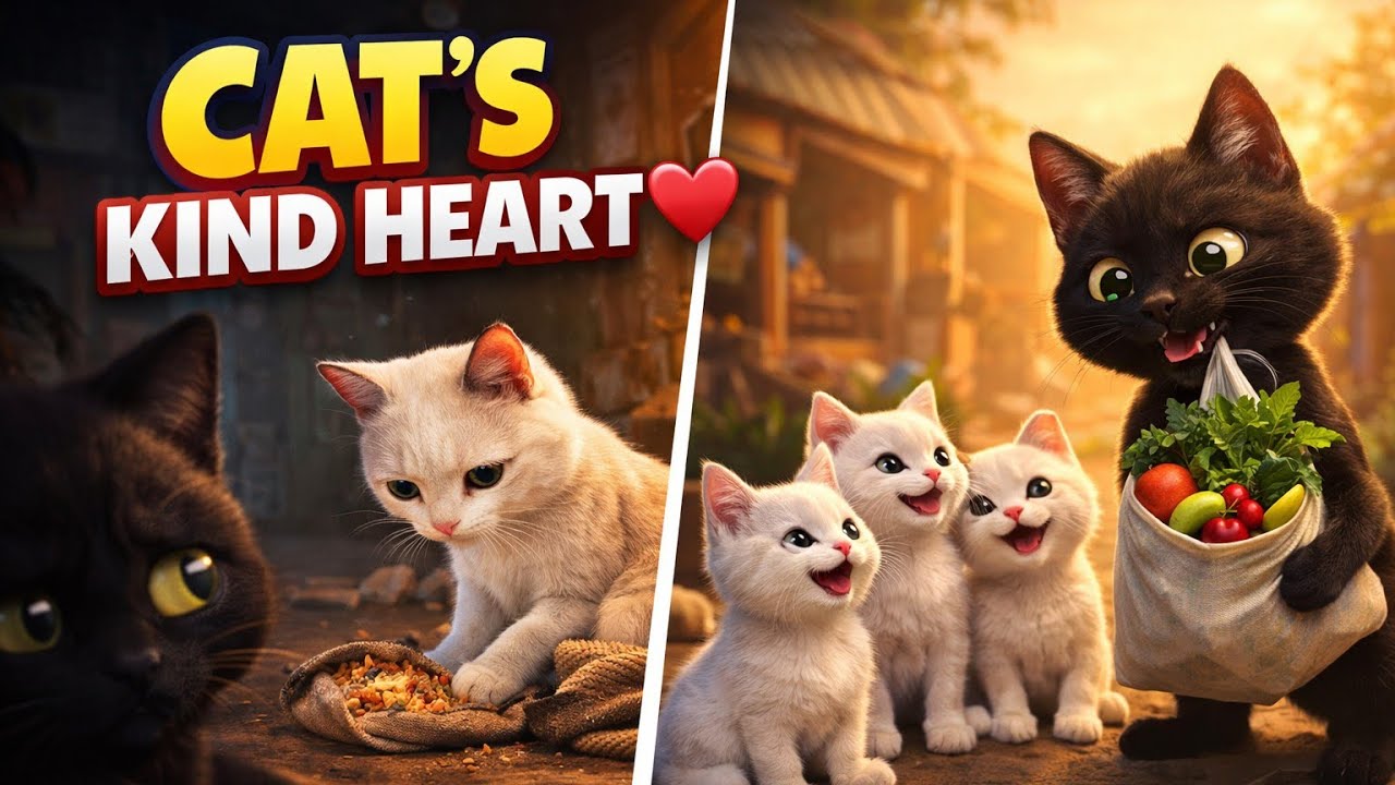 A Poor Cat Changed a Rich Cub’s Heart 😢➡️😊 | Emotional Moral Story | Professor Nizam Official 🤍