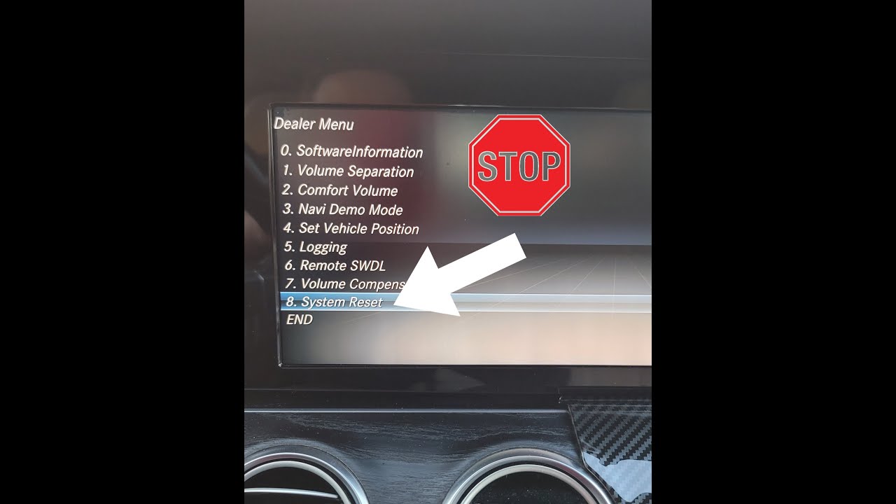 Mercedes W213 System Reset Cluster LCD Disaster