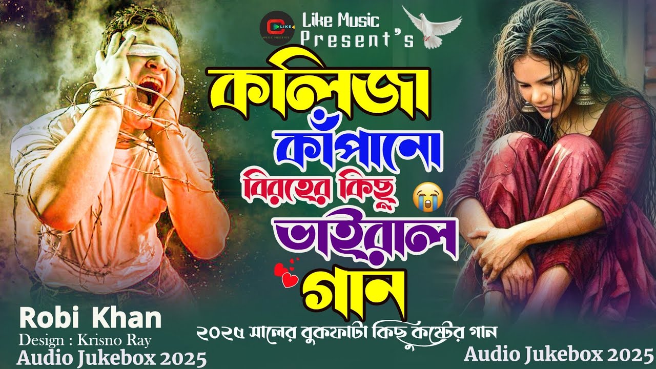  কলিজা কাঁপানো বিরহের কিছু ভাইরাল গান 😪😪Robi Khan😪😪new sad song 2025
