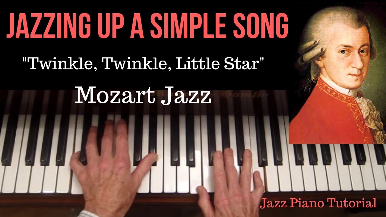 «Jazzing Up» — простая песня, «Мерцай, мерцай, маленькая звездочка», джаз Моцарта.