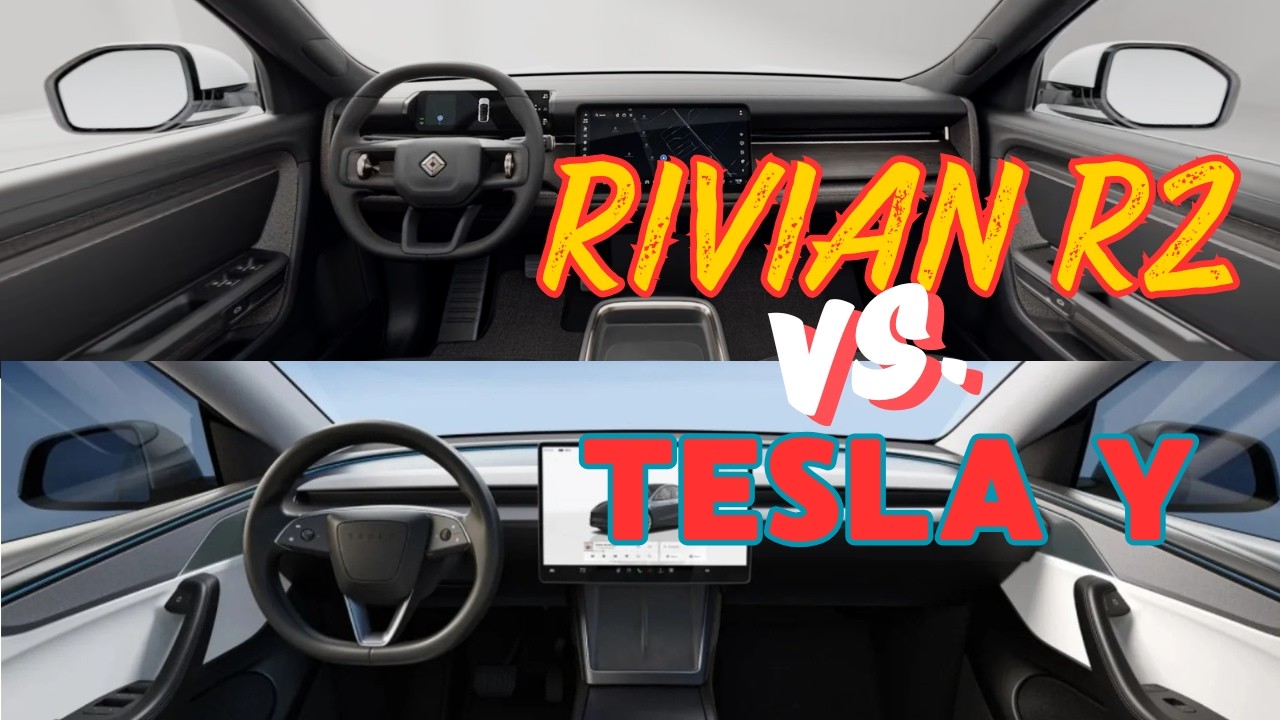 Rivian R2 vs Tesla Model Y Interior Comparison: Is the R2 a Tesla Killer? ⚡️🚐