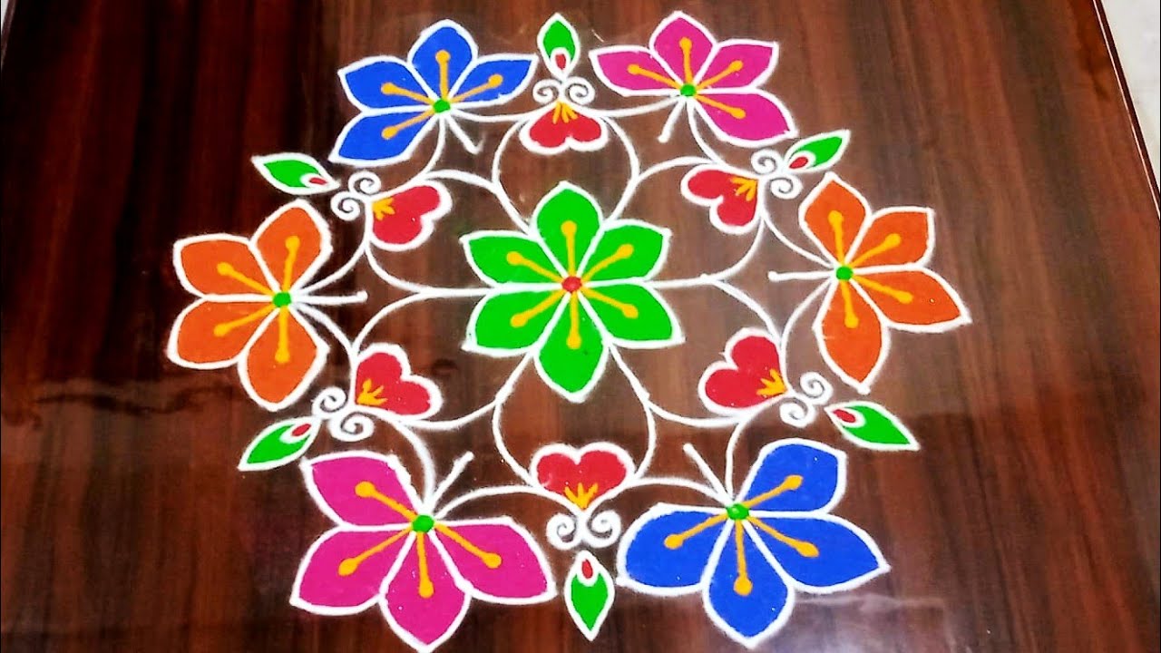 Sankranthi chukkala muggulu | 11*6 pongal rangoli | dhanurmasamrangoli | 